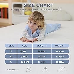 Mosebears Unisex Baby Sleep Sack 1.0 TOG, Supersoft