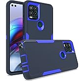 Vinve Case Compatible with Moto G Stylus 5G, [Military Grade] Shockproof Hybrid Rugged Bumper Protective Case (Blue)