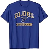St. Louis Blues Vintage Hockey Royal Officially Licensed T-Shirt