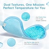 NEWGO Cooling Eye Mask Reusable Gel Cold Therapy Dark Circles Migraine view 3