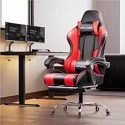 GTPLAYER Gaming Chair, Computer Chair with Footrest
