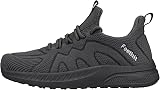 Feethit Mens Running Shoes Breathable Lightweight Trainers Dark Grey UK 7 view 4