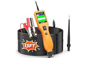 KZYEE KM05 Power Circuit Probe Tester, 12V/24V Automotive Diagnostic Test Tool, Digital Multimeter, Short/Open Circuit Finder, AC/DC Voltage, Continuity, Diode, Resistance Test, Current Probe Kit