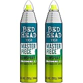 Bead Head by TIGI Masterpiece Shiny Hairspray with Strong Hold - For All Hair Types - Extra Strong Hold & Shiny Finish-Use on Dry Hair-Premium Hair Care Products for Women & Men-10.3 oz(Pack of 2)