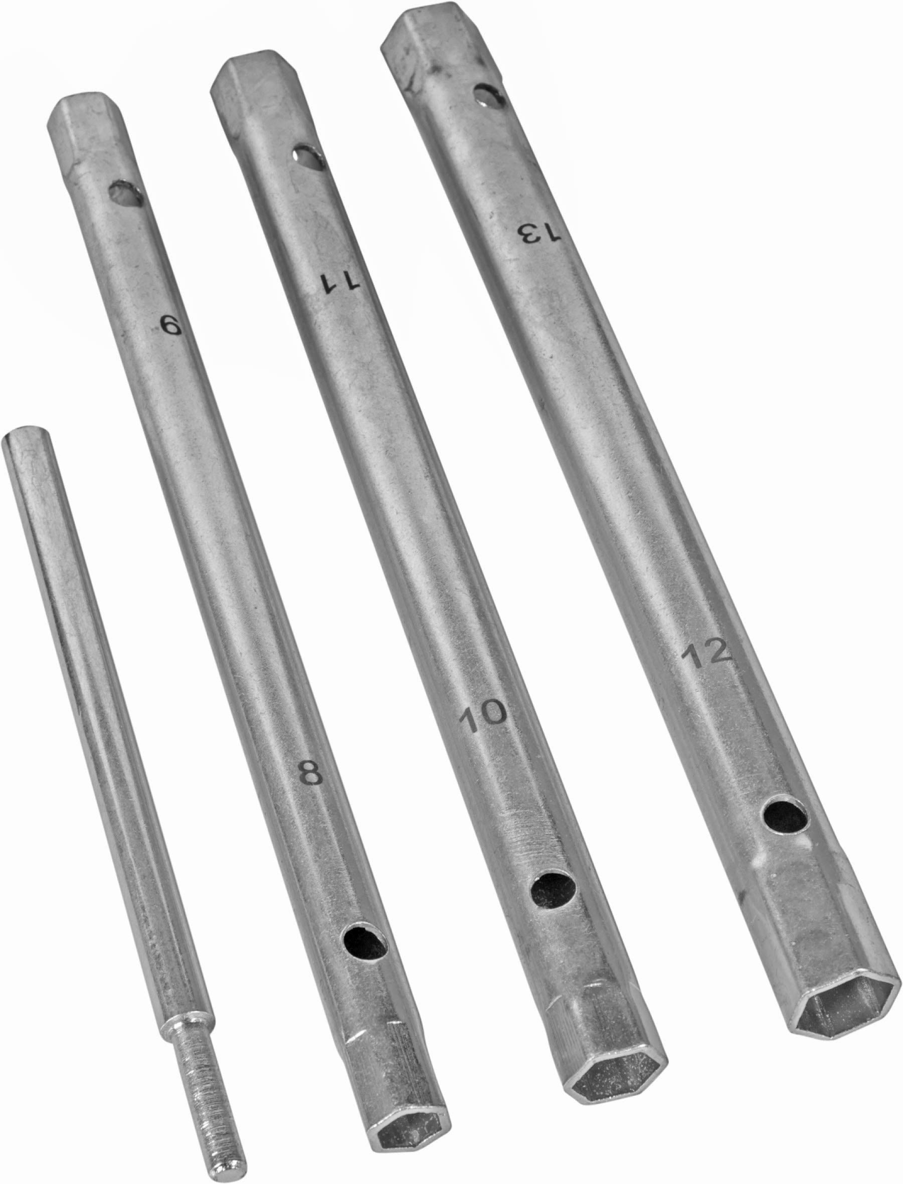 Werkzeyt Assembly Kit 4-Piece with Pipe Socket Wrench & Rotary Pin Simple Fittings on Washbasin & Sink/Mounting Tool/Under Sink Installation / ZYT186, Silver