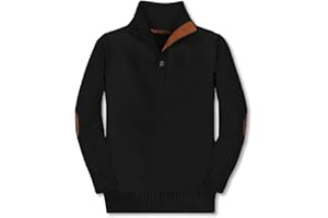 Gioberti Kids and Boys 100% Cotton Button Down Collar Knitted Pullover Sweater