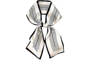 Dailyacc Hair Scarf for Women Fashion Silky Satin Headscarf Wrap Breathable Lightweight Neck Scarves For Handbag