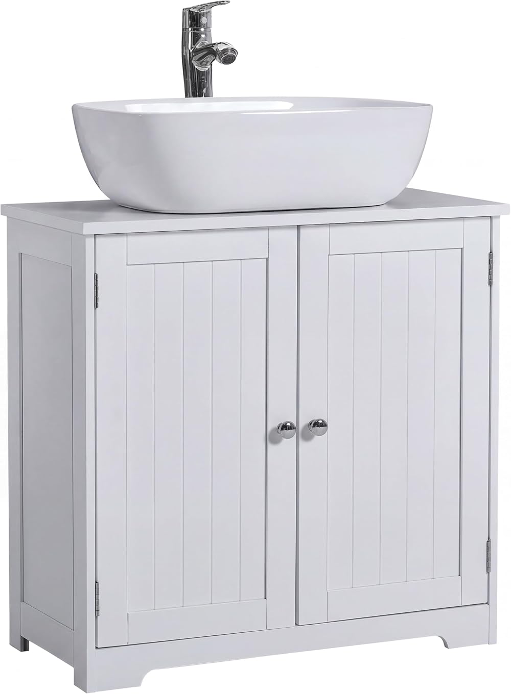 Bath Vida Priano 2 Door Under Sink Cabinet White 60H x 60W x 30D cm