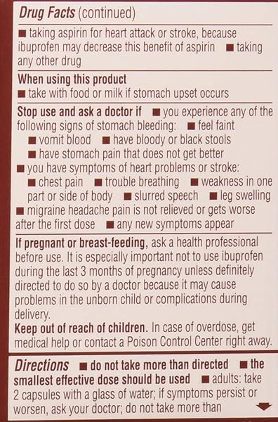 ADVIL MIGRAINE LIQUID FILLED CAPSULES 20CT 200MG ADVANCED MEDICINE FOR PAIN (PACK OF 2)