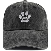 Funny Dog Paw Hat for Men Women, Adjustable Cotton Embroidered Dog Lovers Baseball Cap