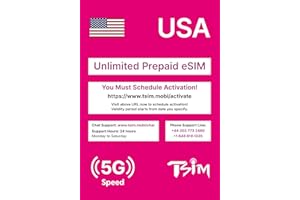 TSIM USA eSIM 30 Days. T-Mobile Network with Unlimited High Speed Data, Local Calls and Texts in USA (Hawaii Included). Get e