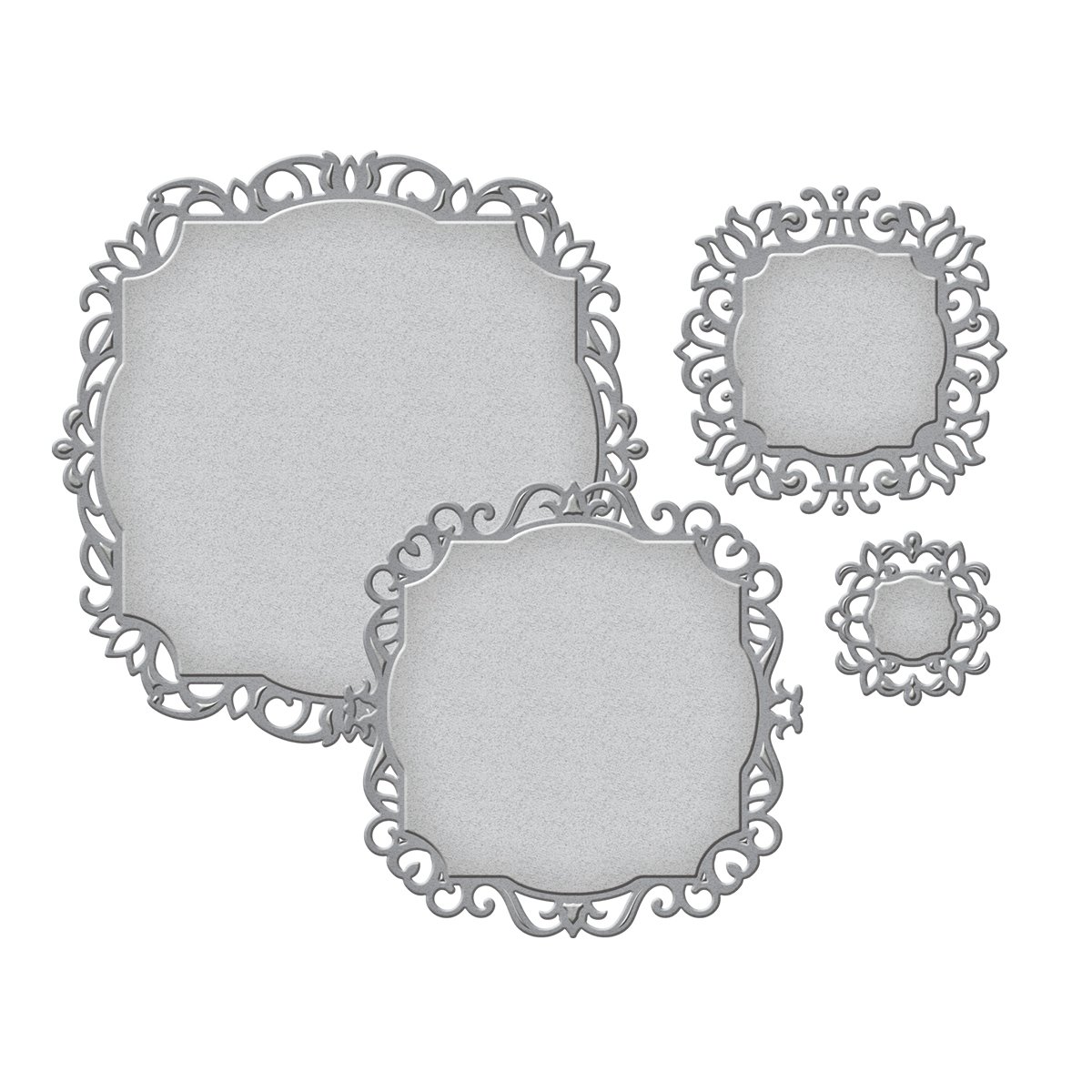 Spellbinder Paper Arts Nestabilities Die Decorative Labels Thirty Four Decorative Elements, Gold