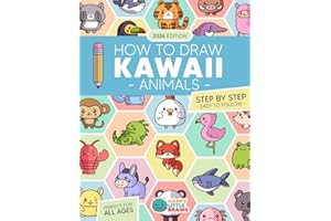 How to Draw Kawaii Animals: 101 Super Cute Animals to Draw with Fun and Easy Step-by-Step Lessons (Kawaii World)