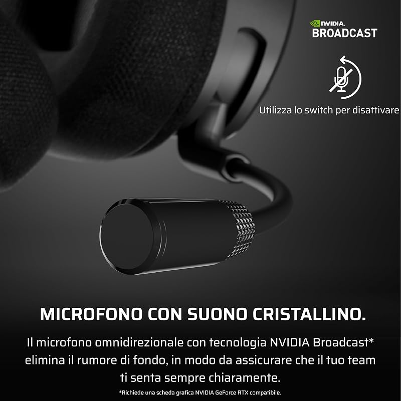 VOID v2 Cuffie da Gioco Wireless con Bluetooth — Carbonio