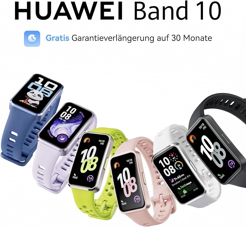 Band 10 Smartwatch, Fitness-Tracker, Schwarz