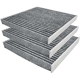 3 PACK QTC285 CABIN AIR FILTER for Camry,Corolla,Corolla,Highlander,Prius,RAV4,Tundra,4Runner,Avalon,Replacement for CF10285,CP285