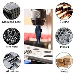 OXMUL M35 Step Drill Bits for Metal, 1/8 to
