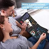 DazSpirit Photo Album Scrapbook 80 Pages with 12 Metallic Pens Blue view 6