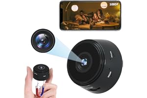 HOEUJIA Mini Spy Camera,Portable Wireless WiFi Hidden Nanny Camera with Night Vision,Home Surveillance Security Cameras for Indoor/Outdoor/Pet…