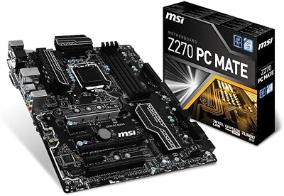 MSI Z270 PC MATE Motherboard Intel LGA 1151 7th 6th Gen DDR4 USB 3.1 M.2
