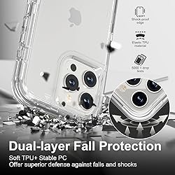Follaroma for iPhone 15 Pro Case, Heavy Duty