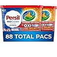 Persil Discs Laundry Detergent Pacs, Oxi, 44 Count, Pack of 2, 88 Total Loads