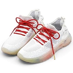YJRVFINE Athletic Round Shoe Laces: 2 Pairs 55 Inch