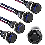 STARELO 5pcs 12mm Latching led Push Button Switch