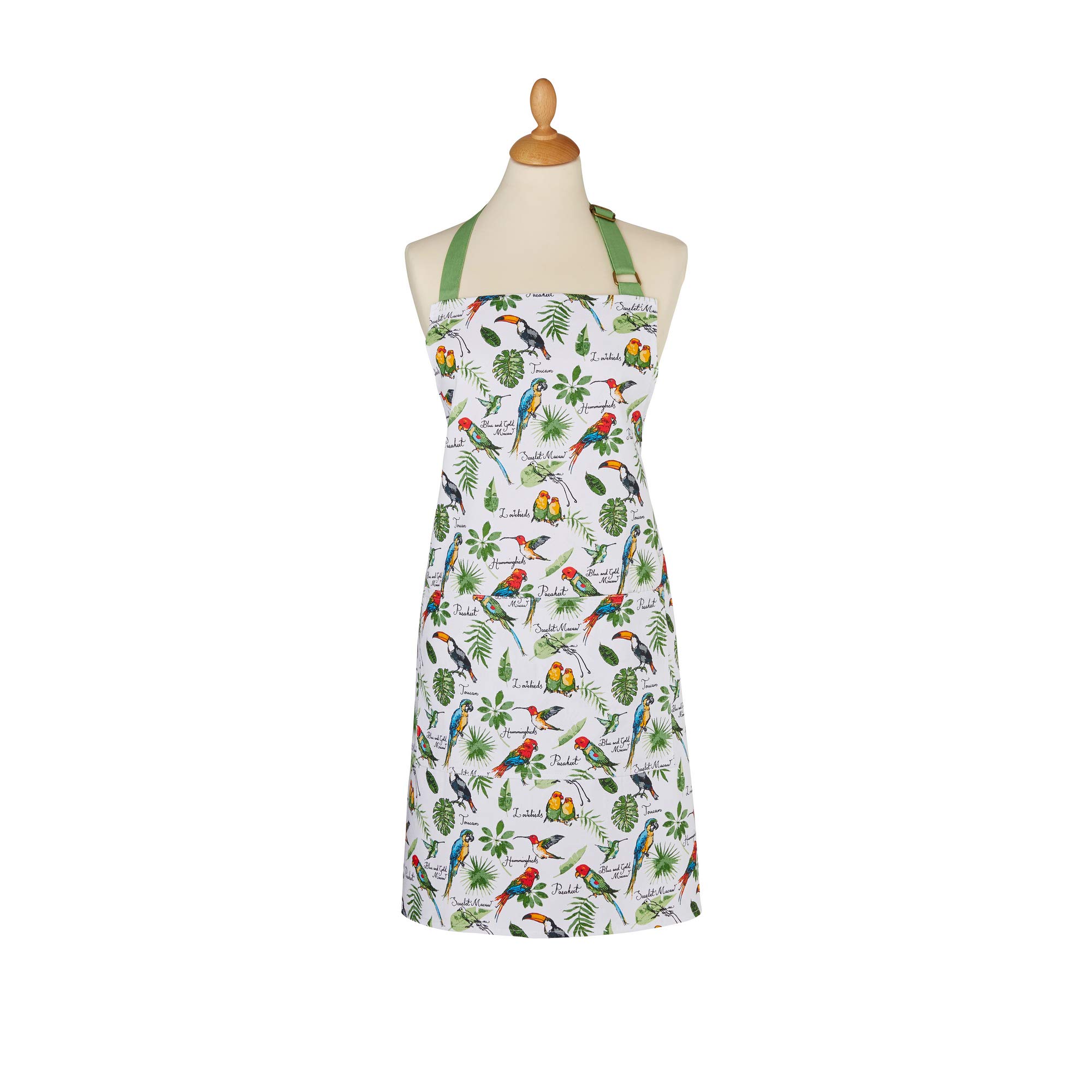 Ulster Weavers Cotton Apron Tropical Bird MF, Multicolor, One Size