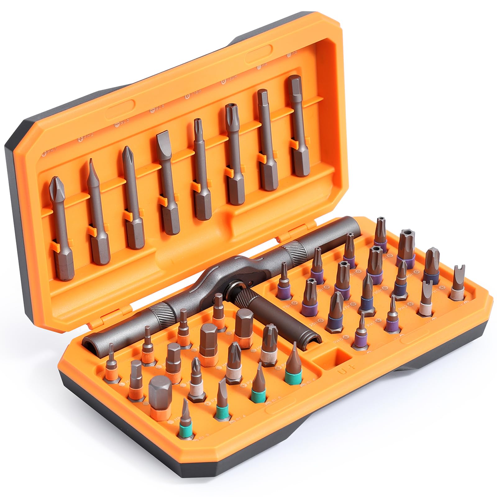 Photo 1 of JXTZ Ratchet Screwdriver Set, 42 in 1 Magnetic Screwdriver Set with Ratchet Handle, DIY Multi Bit Magnetic Drive Set, Repair Tool for Home Appliances Bicycle Motorcycle