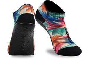 RANDY SUN Barefoot Quick-Dry Sand Beach Socks, Breathable Seamless Yoga Sock With TPE Sole