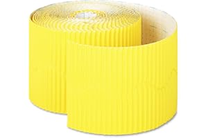 Bordette Pacon 37086 Decorative Border 2 1/4-Inch x 50-Ft Roll Canary