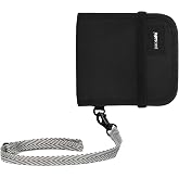 Pacsafe Rfidsafe V100 Anti-theft Blocking Bi-Fold Wallet, Black