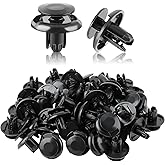 MOTOALL Nylon Front Fender Liner Trim Panel Bumper Shield Retainer Fastener Rivet Push-Type Clips for 8mm Hole Honda Acura 91