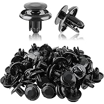 100pcs 10mm For Honda Clips Plastic Push Type Rivet Retainer Fastener
