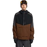 Volcom Men's Brighton Pullover Anarok Hooded Snowboard Jacket
