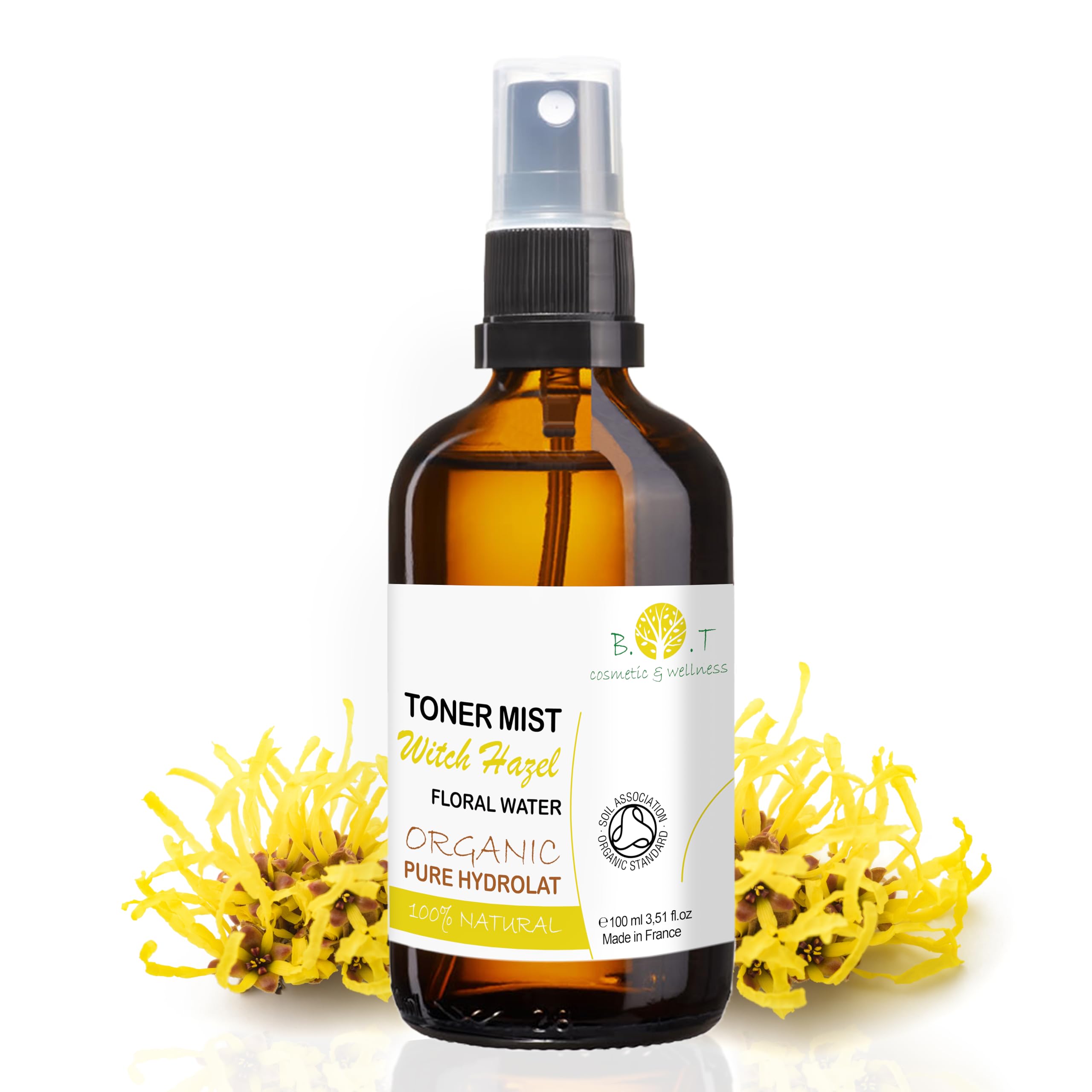 Organic Pure Witch Hazel Distilled Water Alcohol-Free Toner Soothing Spray Mist, Postpartum Care Organic Mum to be Pillow Spray Hospital bag maternity essentials Perineal Spray1000 ml