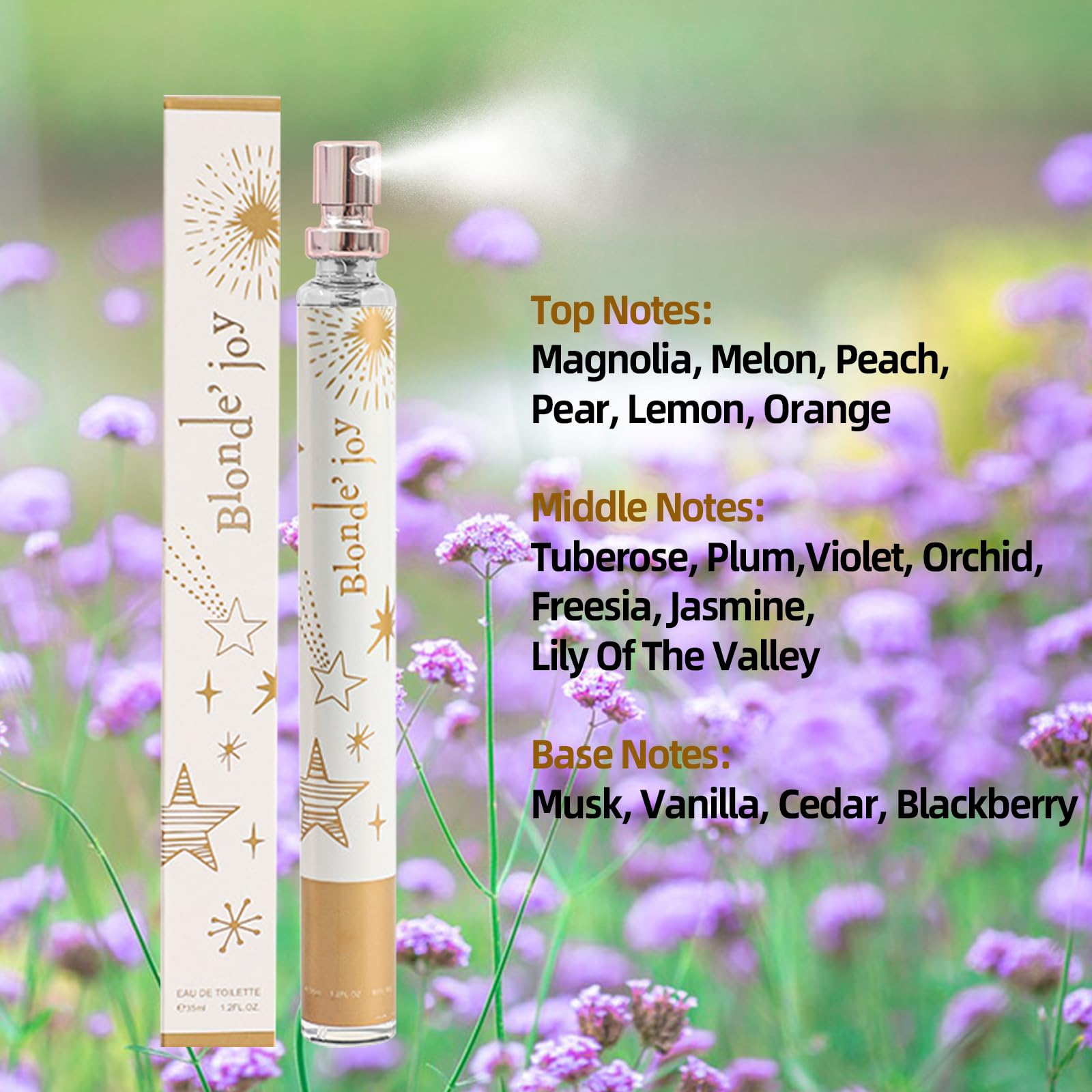 4 Pack Perfumes for Women (4x35ml),Stocking Stuffers,Christmas Gifts for Women,Teengirls,Travel Size Perfume Gifts,Natural Fruity Floral Fragrances Eau de Toilette Long Lasting Cologne Perfumes Spray