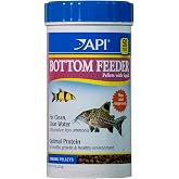 API BOTTOM FEEDER PELLETS WITH SQUID Fish Food 7.9-Ounce Container