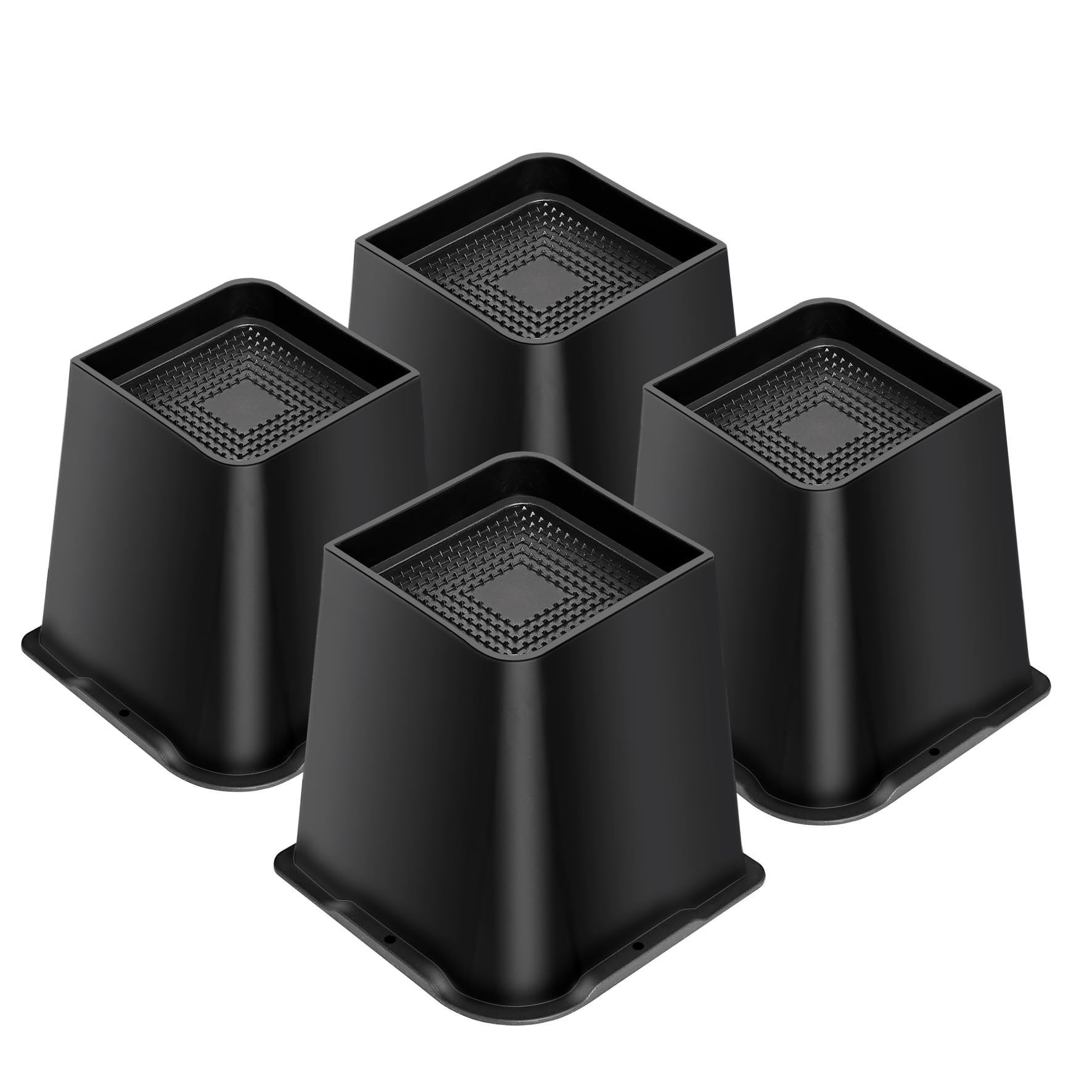 MixDora Bed Risers Heavy Duty Furniture Risers Table Riser Chair Raisers Lifter for Sofas Couches Desks Set of 4 Pack