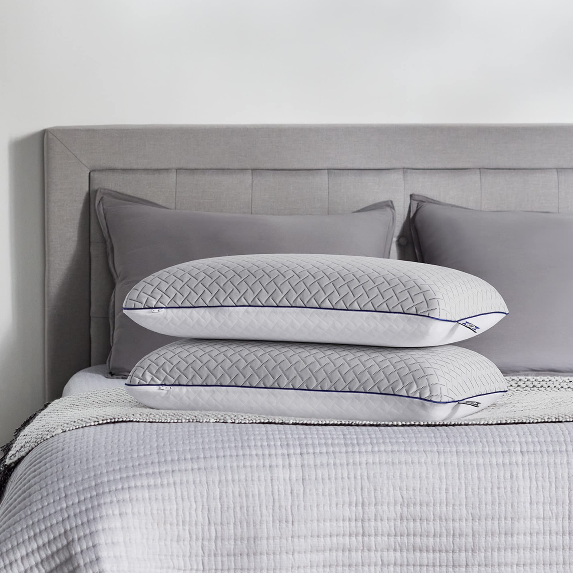 Photo 1 of Sealy Essentials Cool Touch Memory Foam Pillows, 2 Pack,White