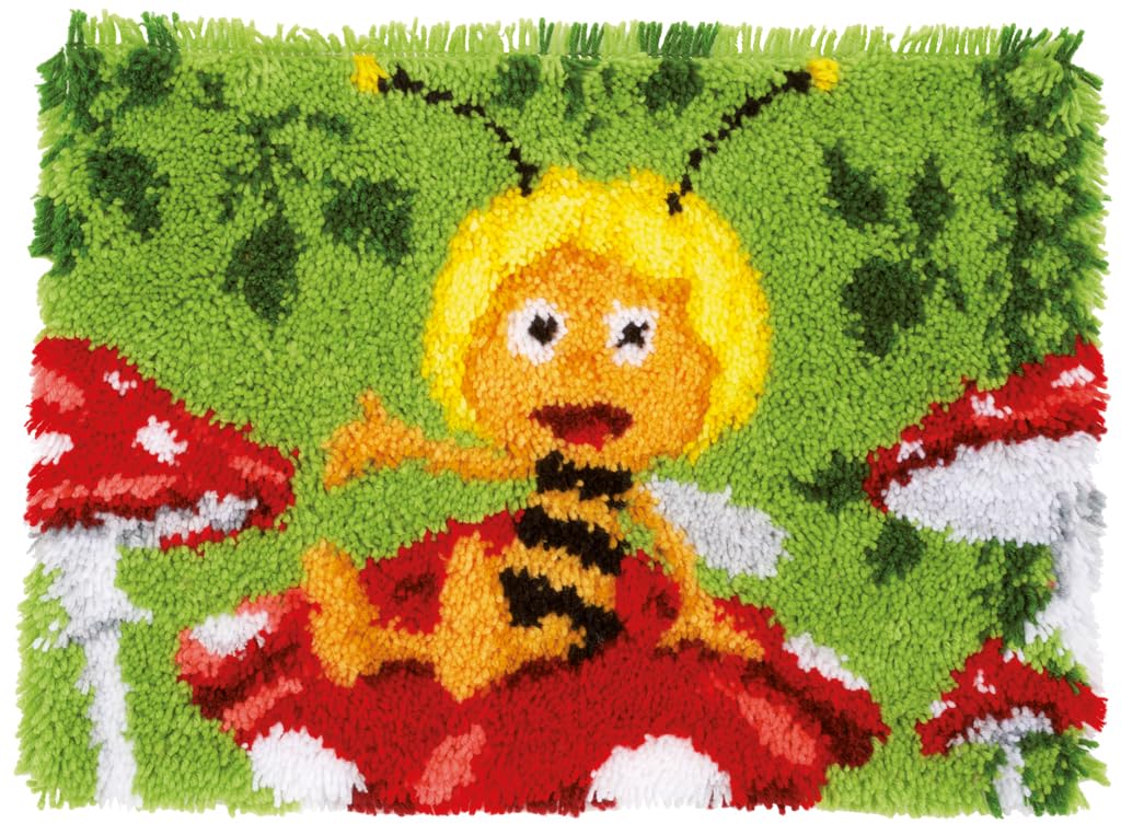 Vervaco Latch Hook Kit: Rug: Maya: On The Mushroom, NA, 53 x 39cm