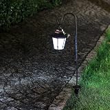 Unibos Set of 2 Solar Classic LED Shepherd Hanging Garden Lanterns Coach view 3