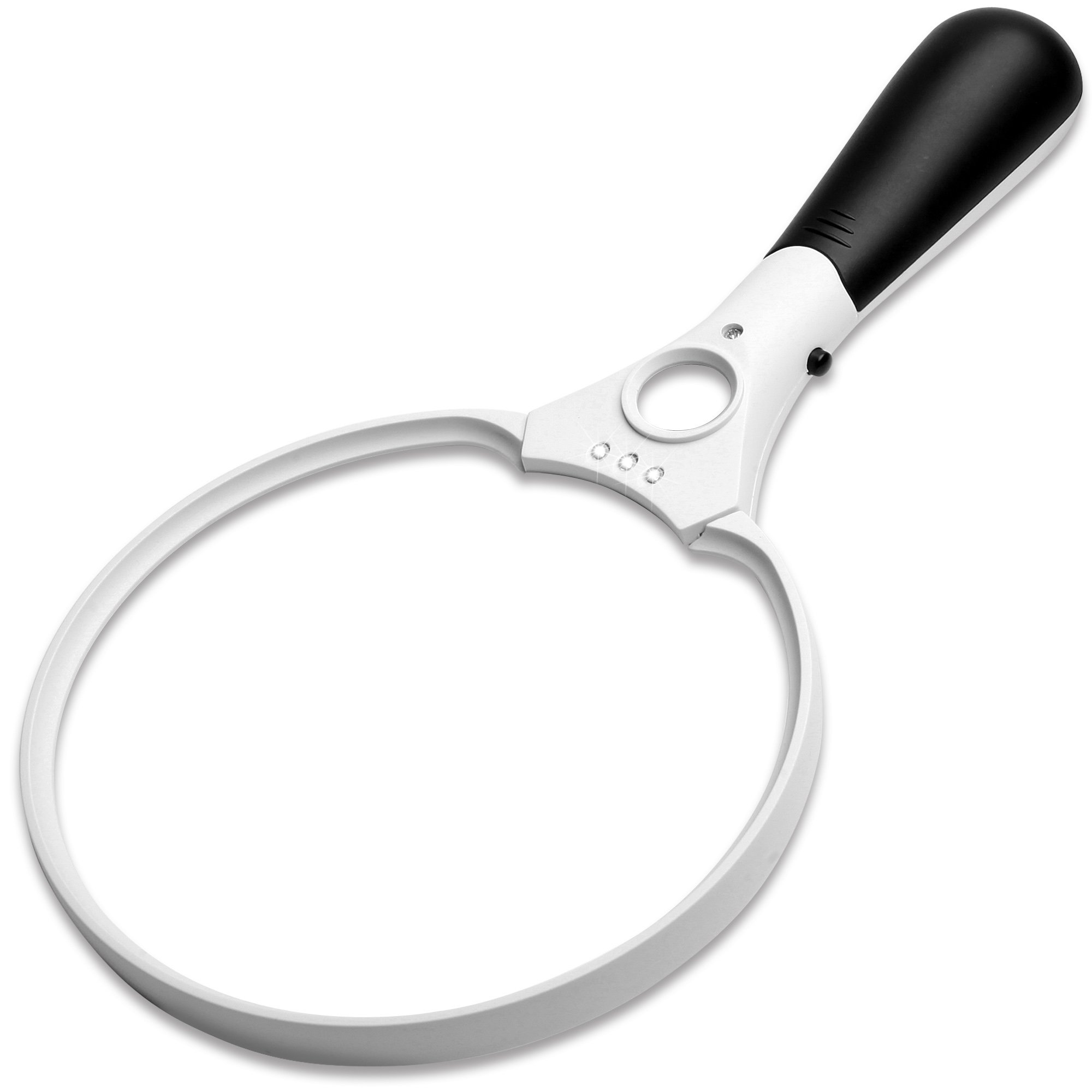 Fancii 5.5 inch Extra Large LED Handheld Magnifying Glass with Light