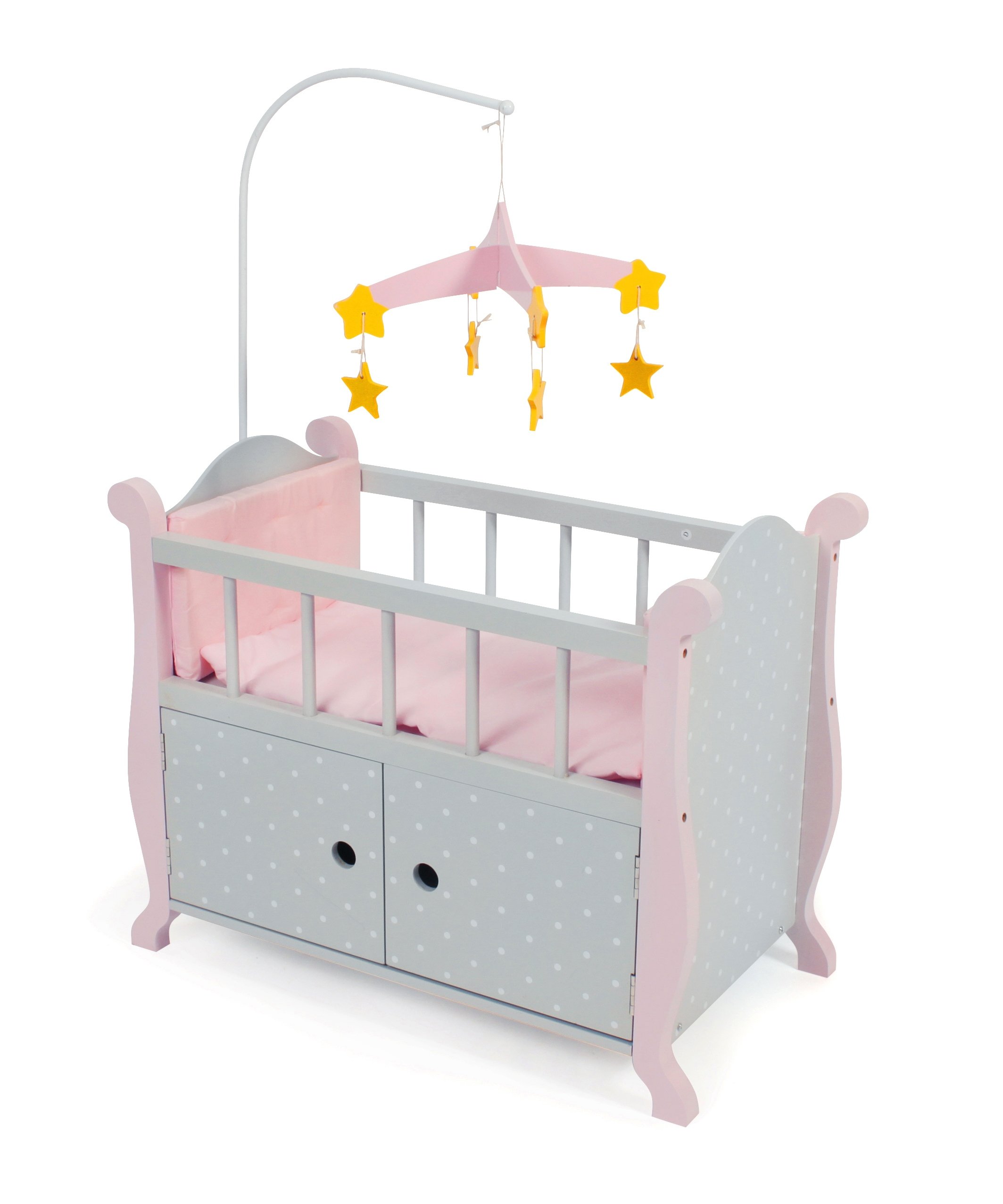 Bayer Chic 2000 Doll Bed, Puntos Grey