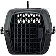 Petmate Pet Porter Dog Kennel 23", Dark Gray & Black, for Pets up to 15lbs, Made in USA
