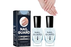 YFKEJI Onyxoguard Nail Growth And Repair Serum, Nail Growth and Strengthener Essence For Thin Nails And Growth, Nail Growth Serum, Onyxoguard Serum (2PCS), White