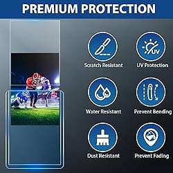 2000 Card Sleeves Top Loaders for Cards, Premium