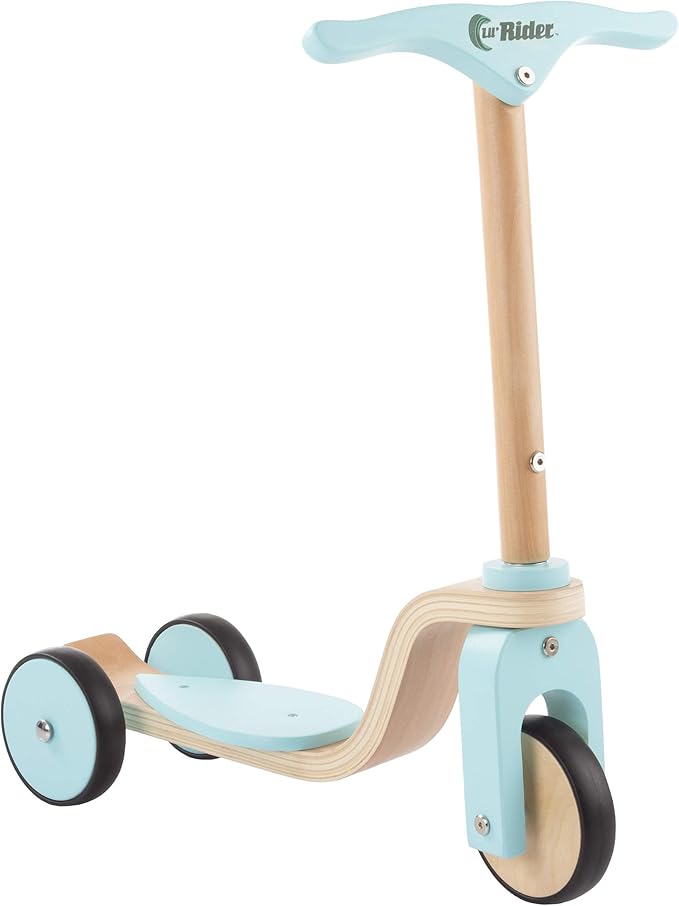 wooden baby scooter