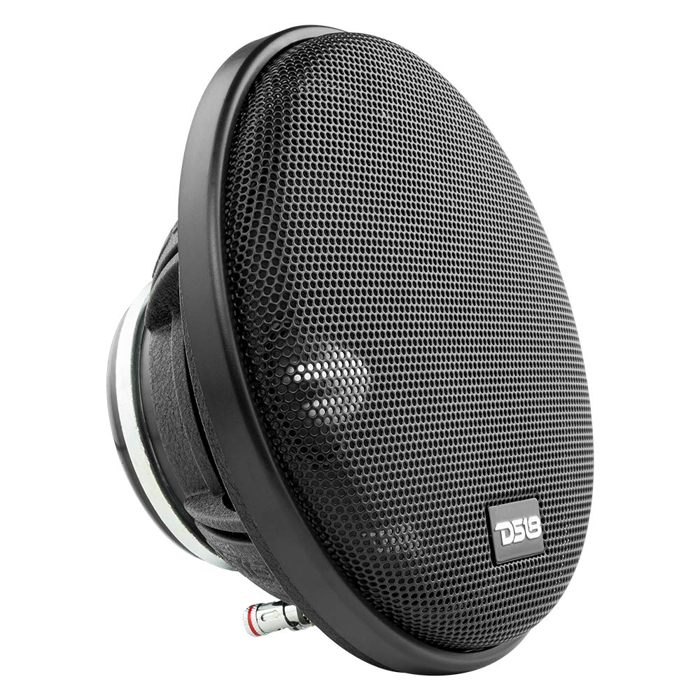 DS18 6.5-Inch 500 W 4 Ohm Car Audio Neodymium Midrange Single Speaker